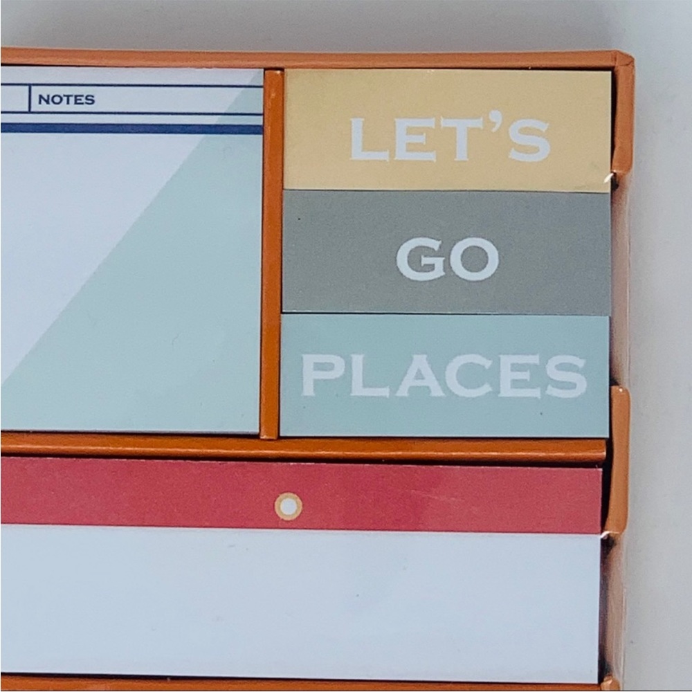 C.R. Gibson Task Notes Decorative Sticky Notes Set Let’s Go Places - Picture 4 of 8